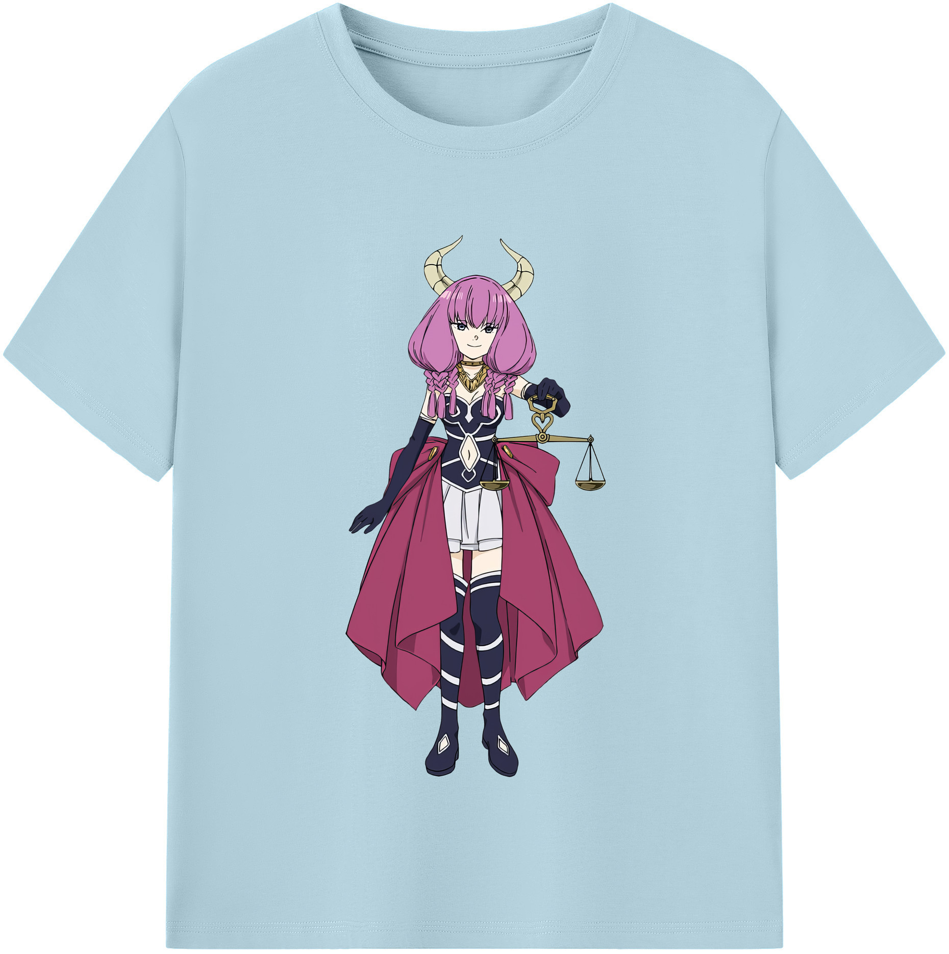 （画像用） 葬送のフリーレン Frieren 綿100％半袖Tシャツ（フロントプリント）